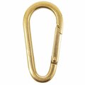 Hillman CARABINER BRASS GOLD 9985377